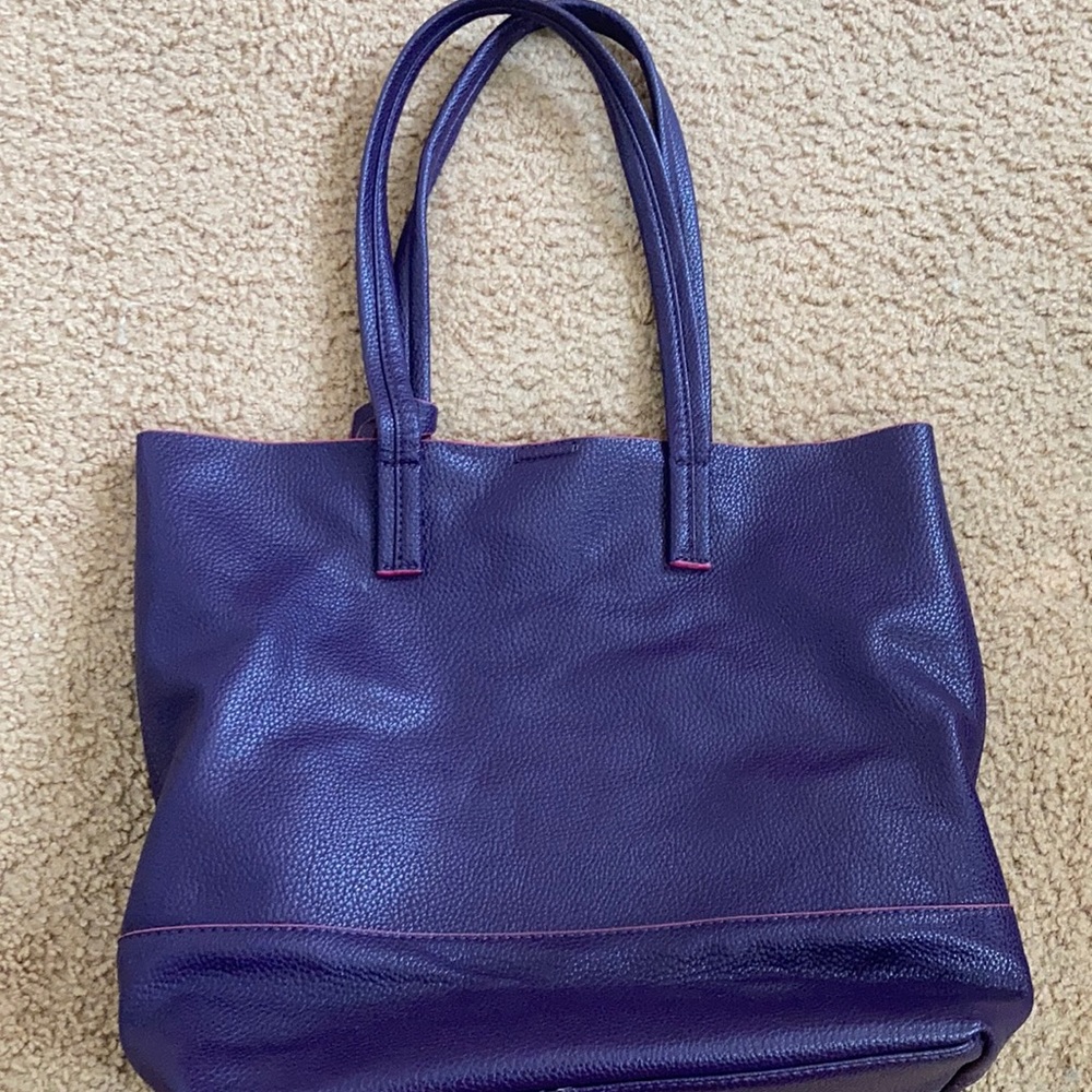 plum tote bag purse